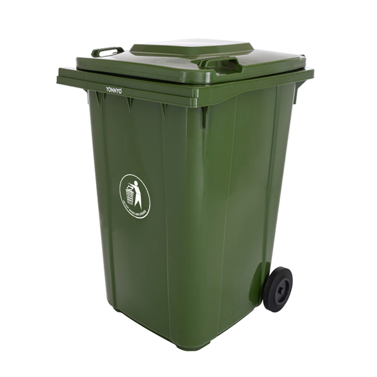 Yodo Dustpit　U-タイプ　500L    Garbage Storage Bin 4x2 FT Wooden Outdoor Trash Can with Lid, Horizontal Storage Shed